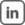 Logo LinkedIn w kolorze szarym